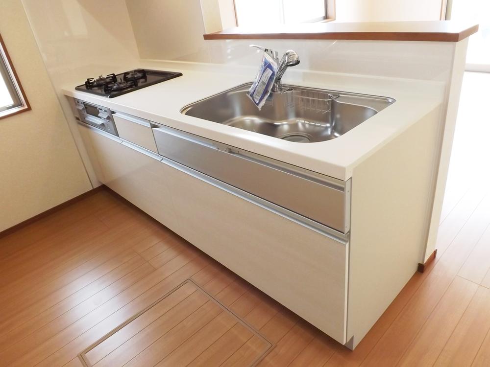 Kitchen. Local photo (kitchen) Slide storage! Water purifier with shower!