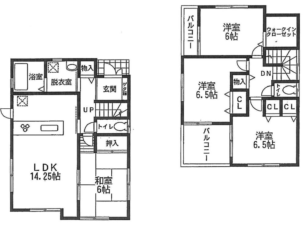 Floor plan. 28.8 million yen, 4LDK, Land area 109.83 sq m , Building area 96.39 sq m