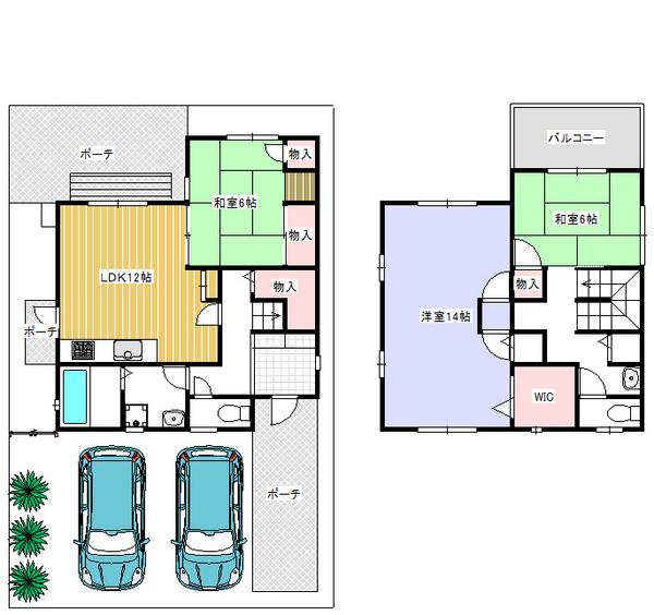 Floor plan. 25,800,000 yen, 3LDK, Land area 129.72 sq m , Building area 102.83 sq m