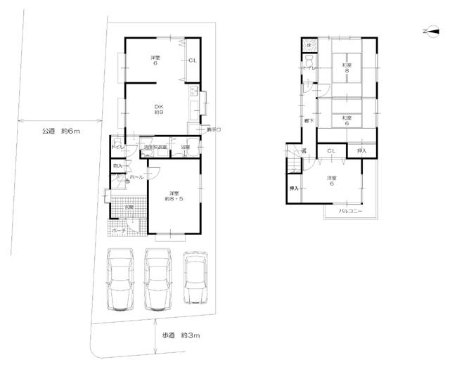 Floor plan. 21 million yen, 5DK, Land area 127.5 sq m , Building area 103.5 sq m