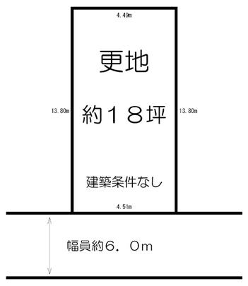 Compartment figure. Land price 7 million yen, Land area 62 sq m
