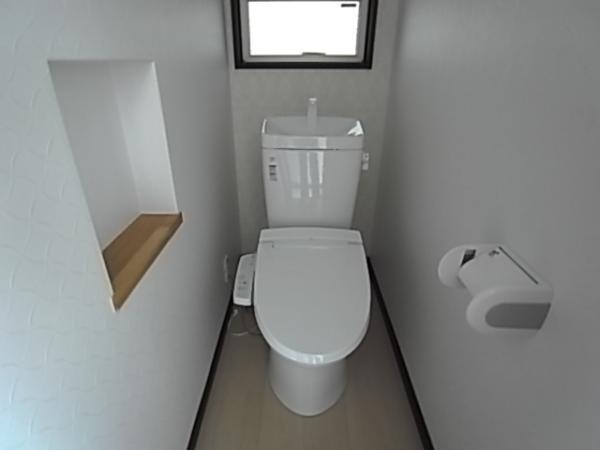 Toilet. To save time in the morning of preparation in two places toilet