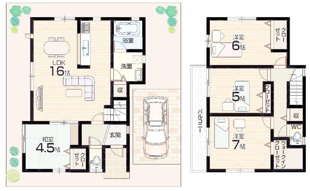 Floor plan. (No. 1 point), Price 29,700,000 yen, 4LDK, Land area 100.5 sq m , Building area 94.6 sq m