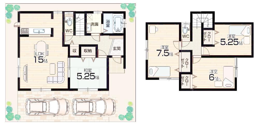 Floor plan. (No. 4 locations), Price 27,900,000 yen, 4LDK, Land area 100.2 sq m , Building area 93.98 sq m