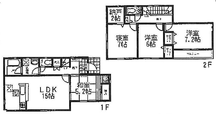 Floor plan. 27,900,000 yen, 4LDK, Land area 100.01 sq m , Building area 97.19 sq m