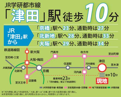 route map. Location is easy to access to each district
