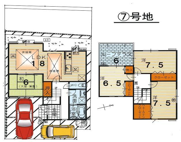 Floor plan. Cityscape of zero home 100 houses of all 8 compartment!