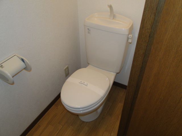 Toilet. Washlet is can be installed in toilet