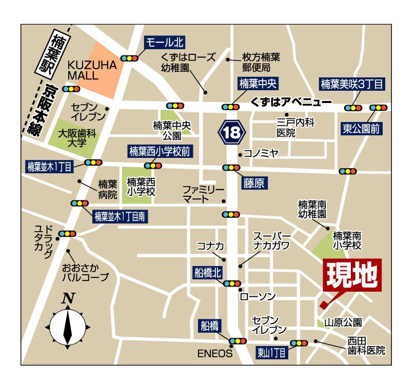 Local guide map