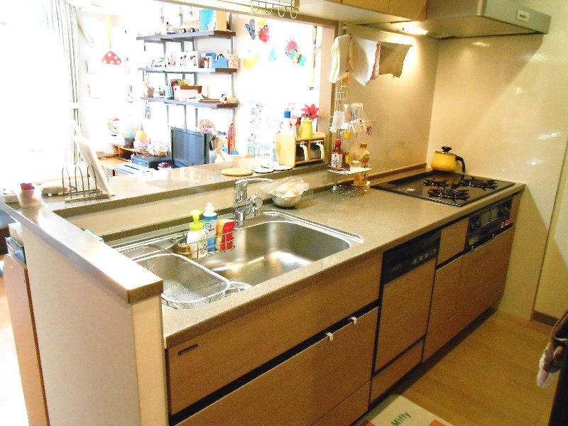 Kitchen. Easy-to-use counter kitchen
