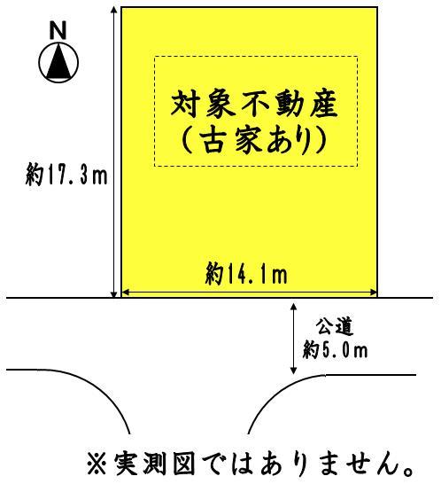 Compartment figure. Land price 44,800,000 yen, Not a land area 244.19 sq m building conditional land