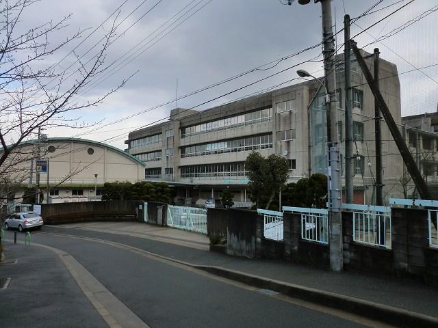 Junior high school. Ibaraki Tatsukita Mausoleum 640m up to junior high school