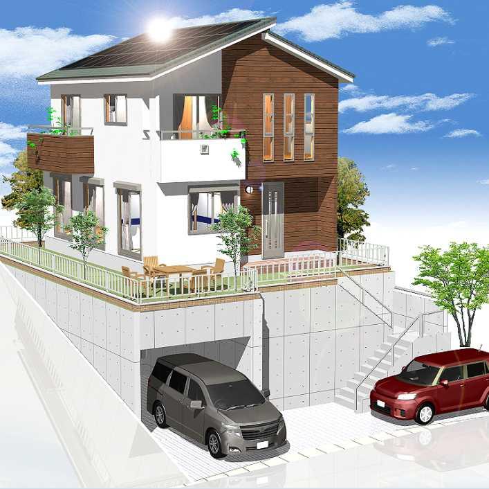 Building plan example (Perth ・ appearance). Building plan example (A No. land) Building price 18,330,000 yen, Building area 101.02 sq m