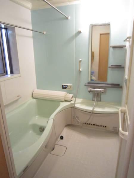 Wash basin, toilet. The bathroom has a window