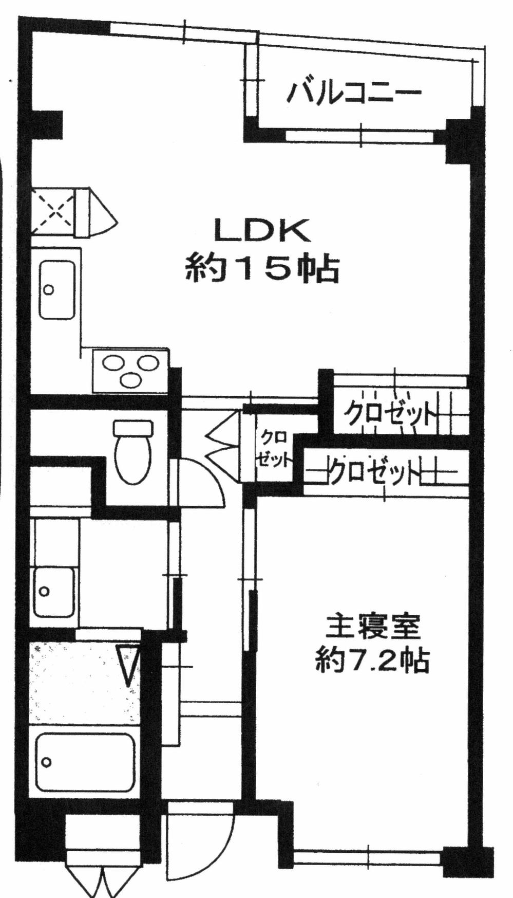 Floor plan. 1LDK, Price 15.9 million yen, Occupied area 55.45 sq m , Balcony area 3.82 sq m 1LDK, Price 17.5 million yen, Occupied area 55.45 sq m , Balcony area 3.82 sq m .