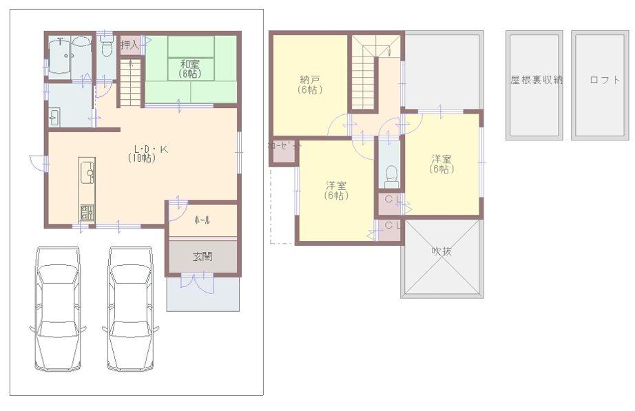 Floor plan. 38,800,000 yen, 3LDK + S (storeroom), Land area 128.12 sq m , Building area 96.39 sq m