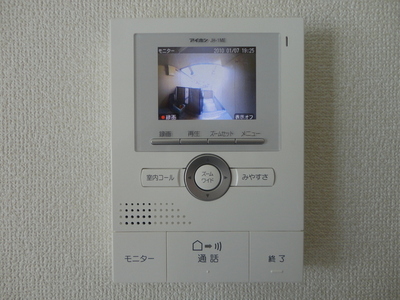 Security. With TV monitor