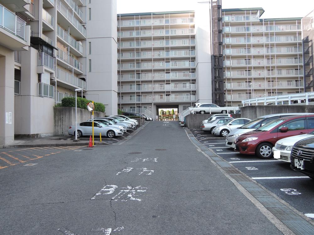 Parking lot. Common areas