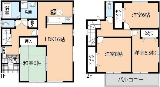 Floor plan. Ibaraki Tatsugun to elementary school 759m