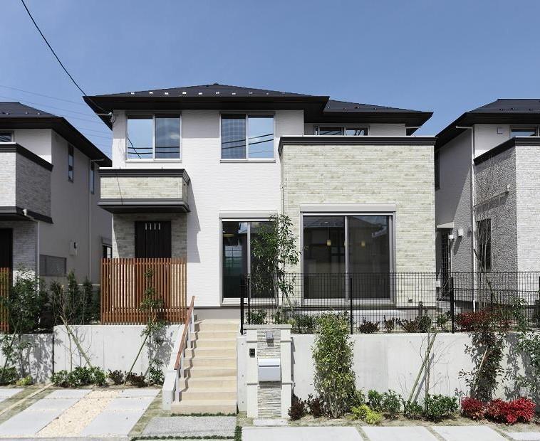 Local appearance photo. Master bedroom ・ Children's also warm south-facing "Nachusuma House" (Building 2)