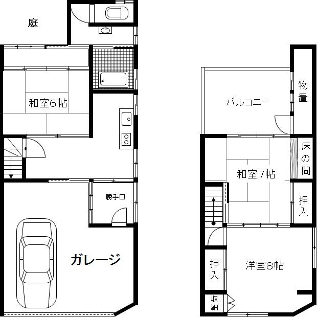 Floor plan. 17.8 million yen, 3DK, Land area 58.38 sq m , Building area 73.38 sq m