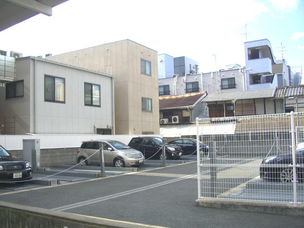 Parking lot. Common areas