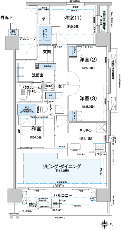 Floor: 4LDK + WIC, the occupied area: 85.82 sq m, Price: TBD