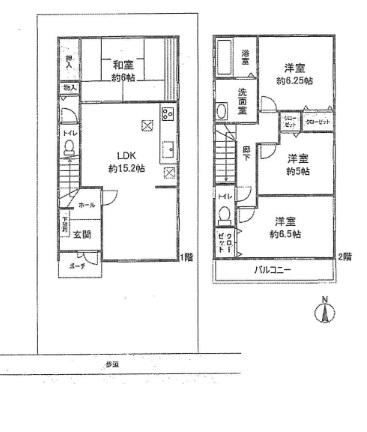 Floor plan. 22,800,000 yen, 4LDK, Land area 100.05 sq m , Building area 92.75 sq m