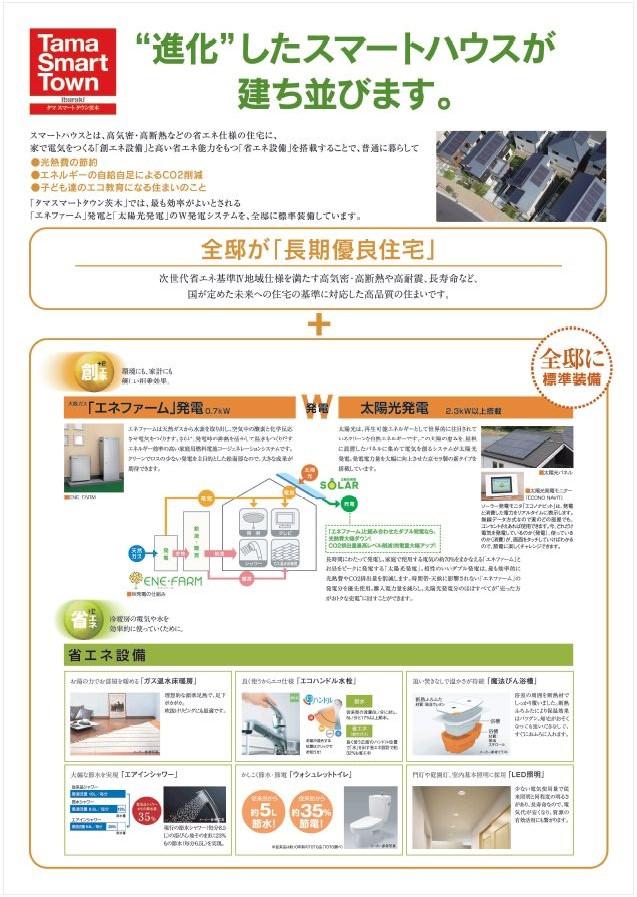 Power generation ・ Hot water equipment. Solar power, ENE-FARM power generation equipped with water-saving function with faucet, shower, toilet