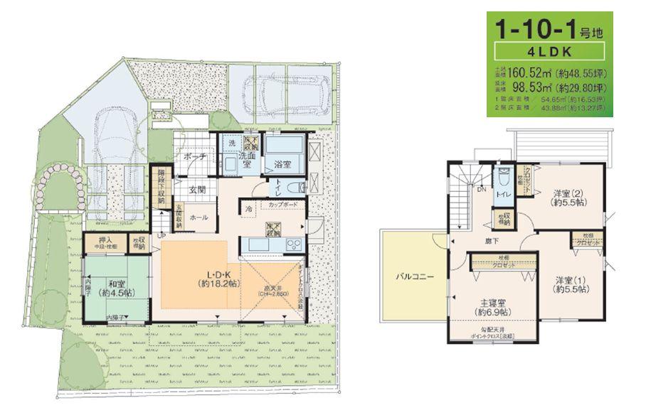 Floor plan. Yamatedai ​​until elementary school 40m