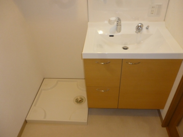 Washroom. With shampoo dresser