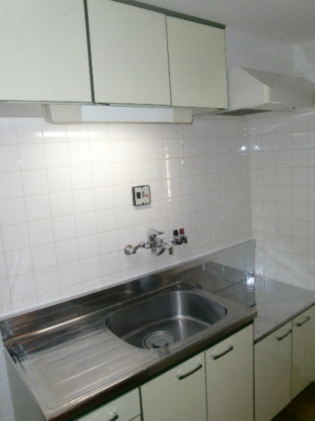 Kitchen. Two-burner stove installed OK