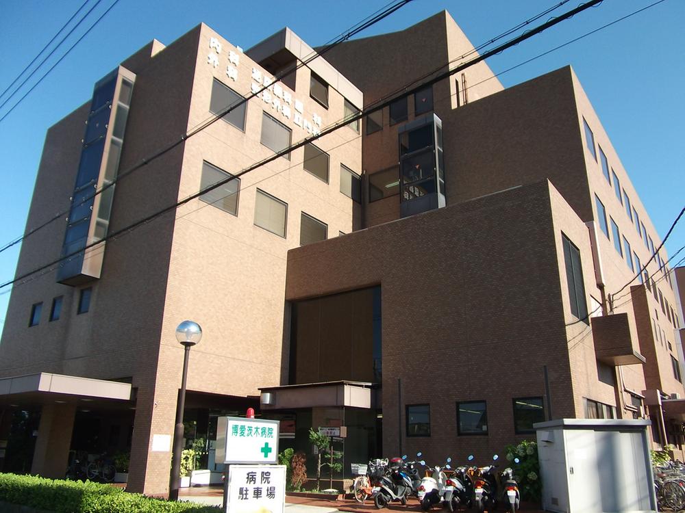 Hospital. Medical Corporation philanthropy Board philanthropy Ibaraki to the hospital 1407m