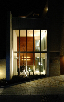 Entrance. Stylish entrance