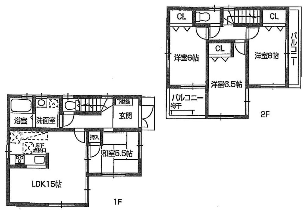 Floor plan. (No. 4 locations), Price 30,800,000 yen, 4LDK, Land area 90.1 sq m , Building area 91.53 sq m