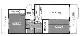 Floor plan. 2LDK, Price 12.8 million yen, Occupied area 56.36 sq m , Perfect 2LDK on the balcony area 12.09 sq m newlyweds