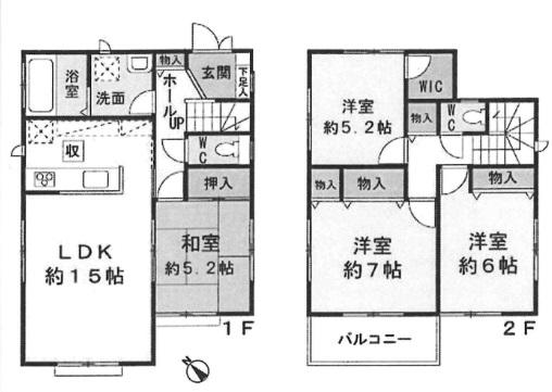 Floor plan. 35,800,000 yen, 4LDK, Land area 126.2 sq m , Building area 94.6 sq m