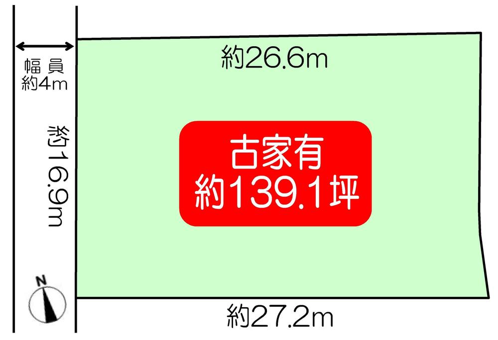 Compartment figure. Land price 88 million yen, Land area 459.92 sq m