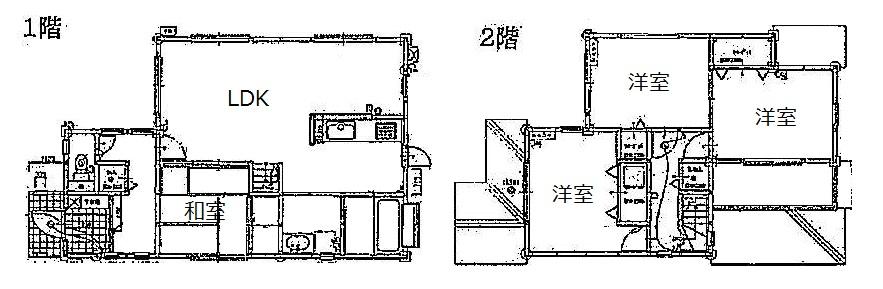 Floor plan. 25,900,000 yen, 4LDK, Land area 100.53 sq m , Building area 97.71 sq m