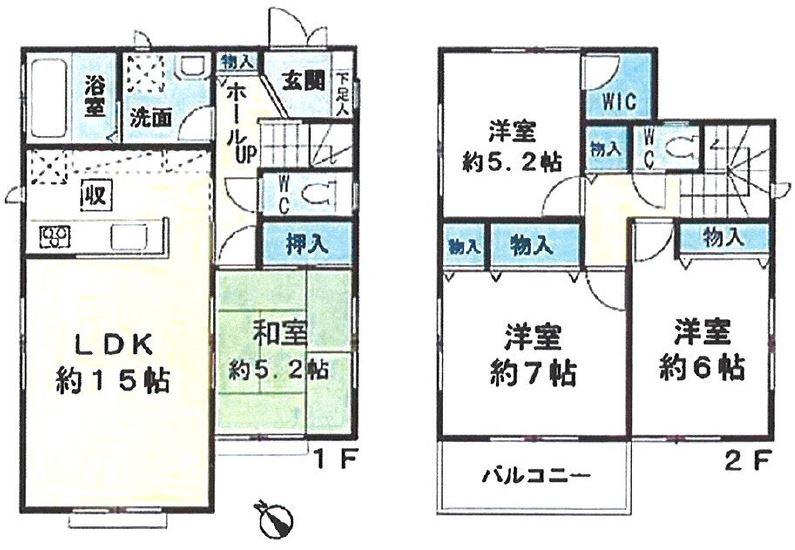 Floor plan. 35,800,000 yen, 4LDK, Land area 126.2 sq m , Building area 94.6 sq m