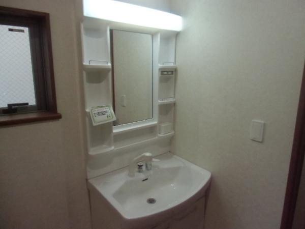 Wash basin, toilet. Smooth dressing in the wash basin shower