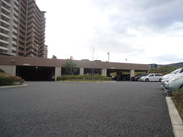 Parking lot. Common areas