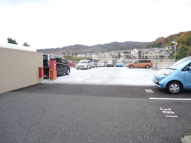 Parking lot. Common areas