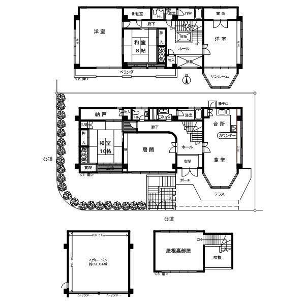 Floor plan. 95 million yen, 5LDK, Land area 297.35 sq m , Building area 318.32 sq m