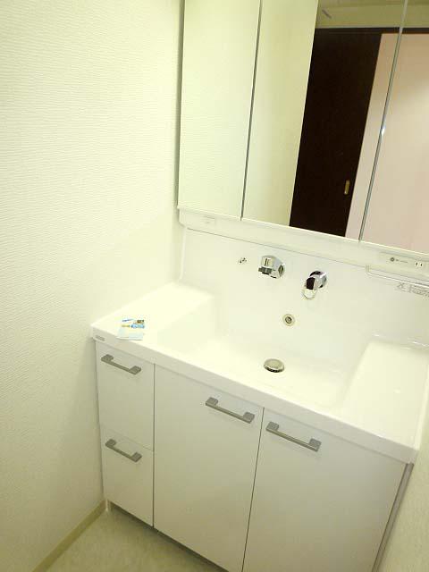 Wash basin, toilet. Shampoo dresser