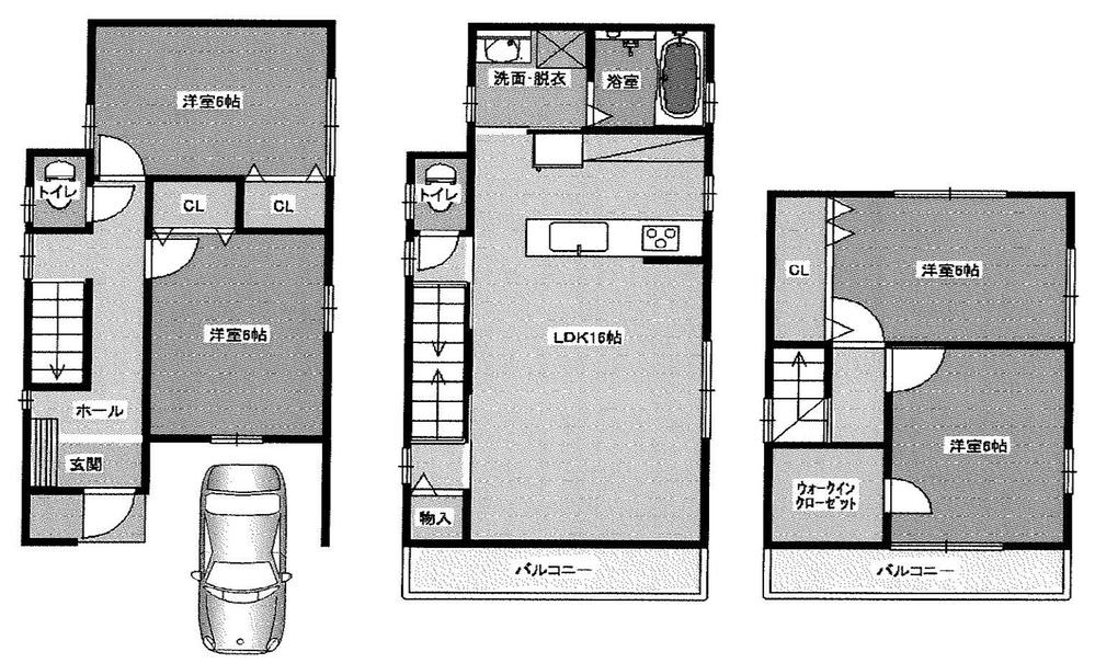 Floor plan. (No. 2 locations), Price 28.8 million yen, 4LDK, Land area 77.8 sq m , Building area 101.26 sq m