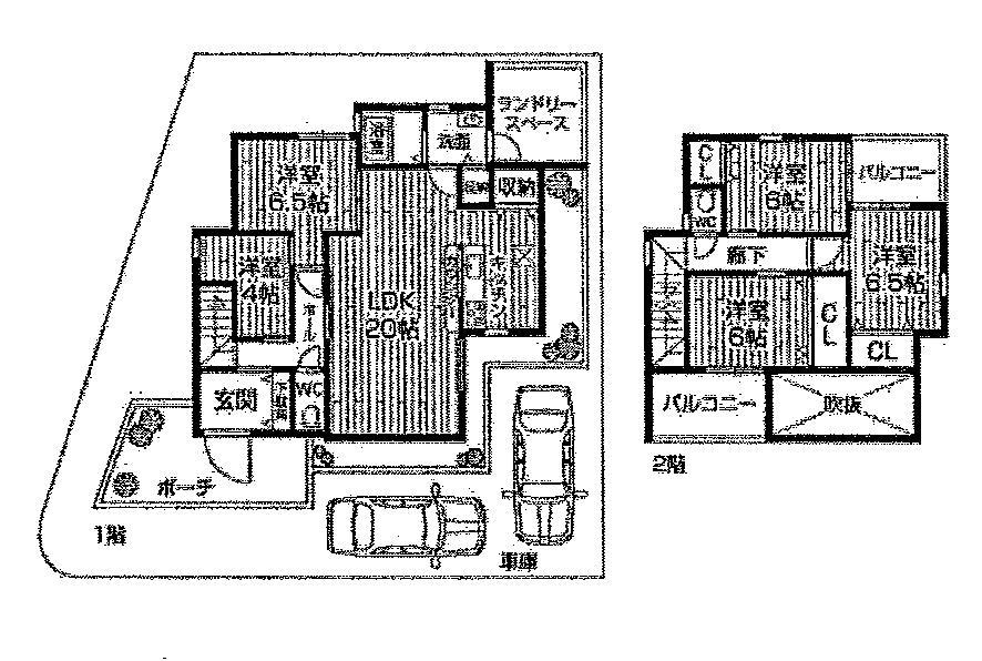 Building plan example (floor plan). Building plan example Building price 12.8 million yen, Building area 119 sq m