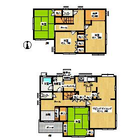 Floor plan. 13.6 million yen, 4LDK + S (storeroom), Land area 183.26 sq m , Building area 127.04 sq m