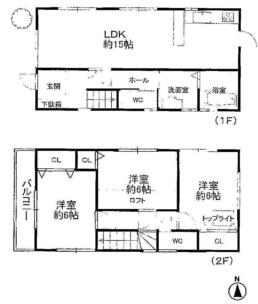 Floor plan. 25,800,000 yen, 3LDK, Land area 121.9 sq m , Building area 81 sq m