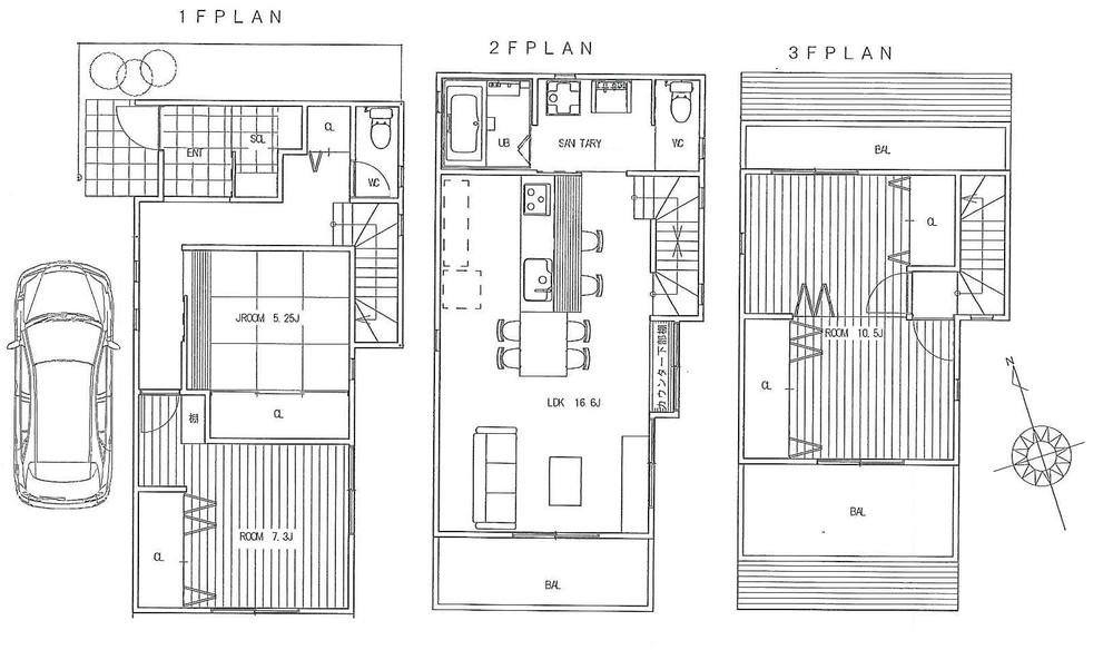 Floor plan. 32,800,000 yen, 4LDK, Land area 120.02 sq m , Building area 105.3 sq m